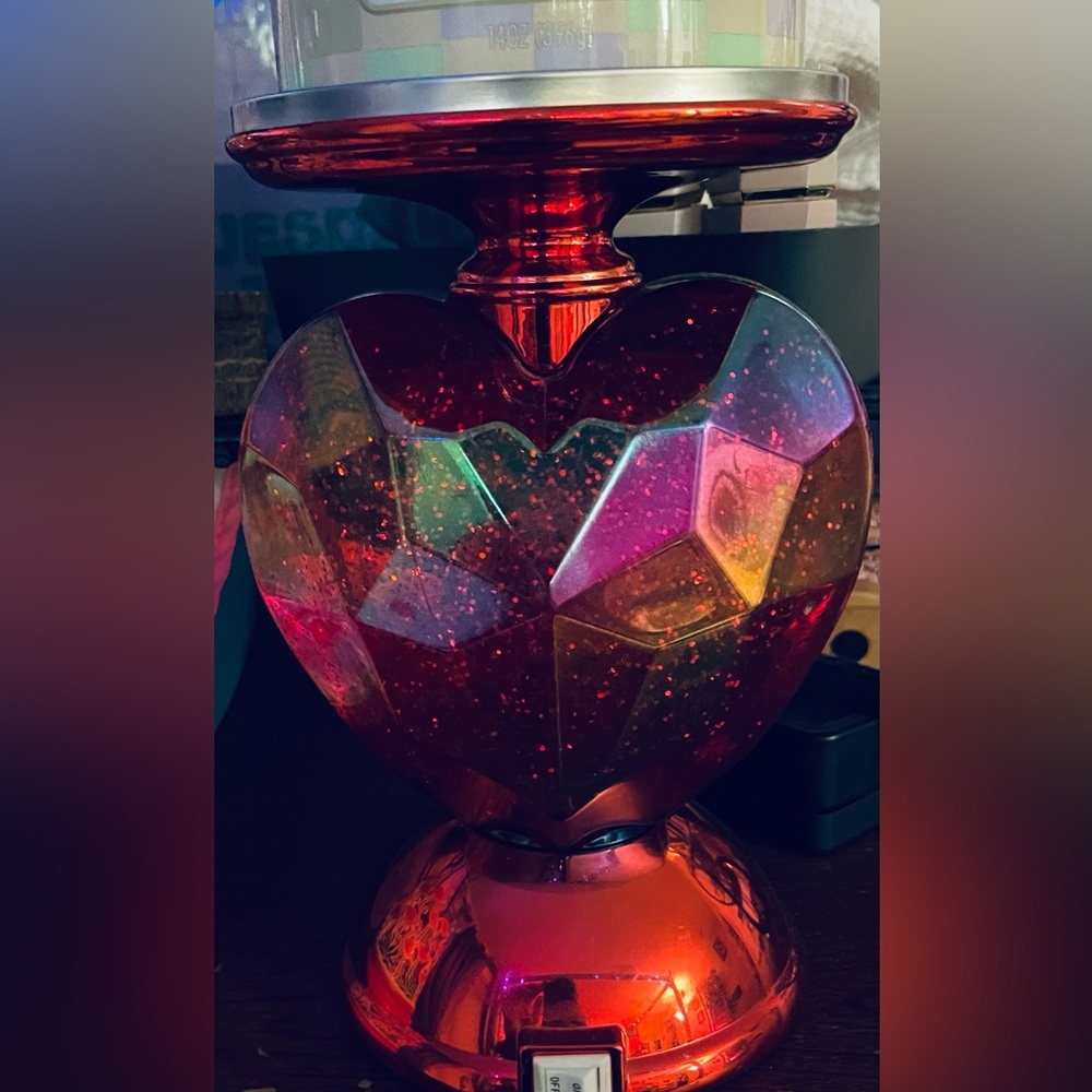 BBW heart water globe